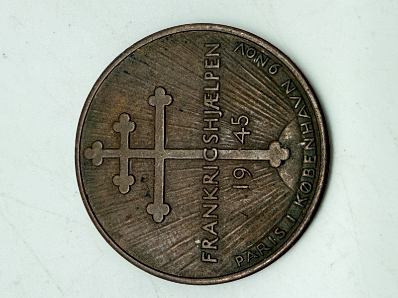 Frankrigshjælpen 1945 medalje 