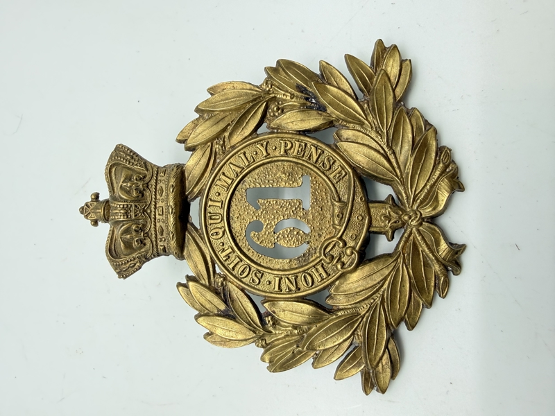 Stort Victoriansk mærke for Tropehjelm, originalt 