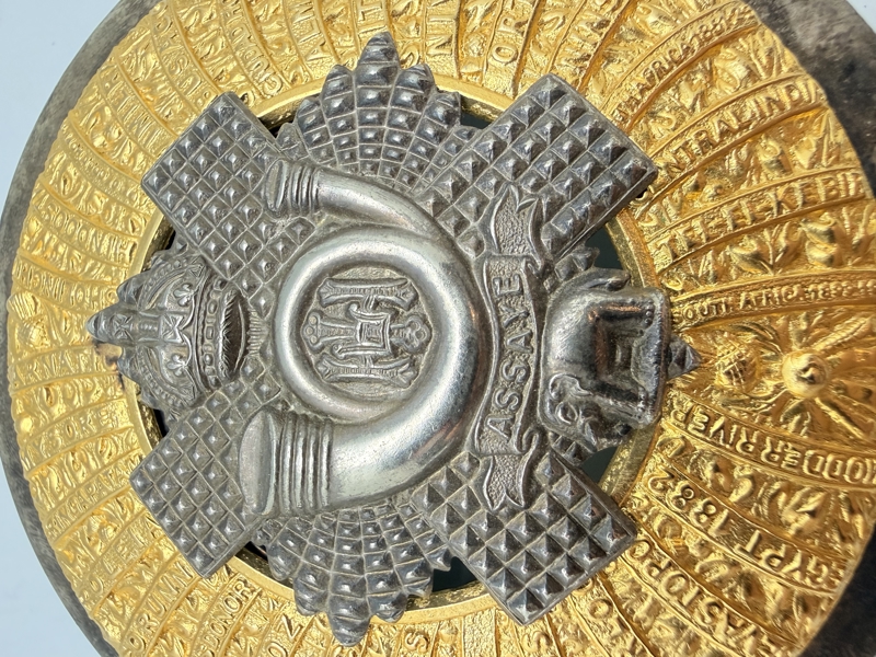 Stort Skotsk kiltholder badge WW1 