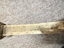 ANTIQUE BURMESE DHA TEMPLE SWORD WITH SCABBARD, ORIGINAL 
