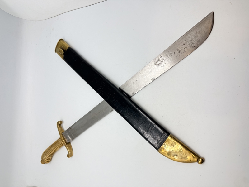 Tysk Saksisk model 1840 Faschinenmesser, original 
