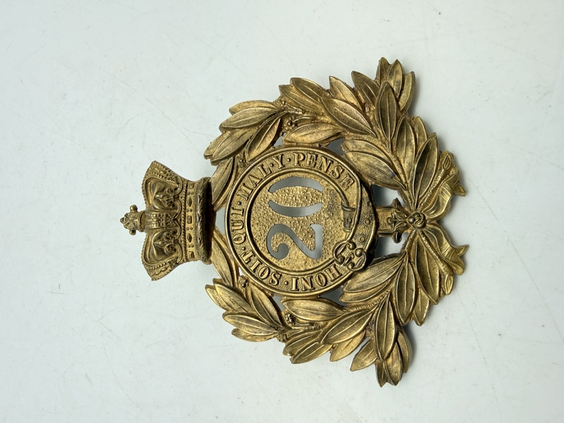 Stort Victoriansk mærke for Tropehjelm, originalt