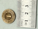 1 skilling 1856 i flot stand