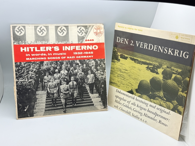 To vinyl plader om WW2 