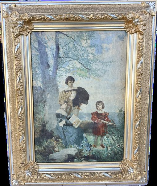 Tysk Otto Leitz  18 tals maleri SKAL HENTES I VORDINGBORG ELLER LEVERES EFTER AFTALE _31977a_8dea5c1154a584e_lg.jpeg