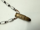 5/5- 1945 halskade lavet af Tysk 9 mm og rense kæde 