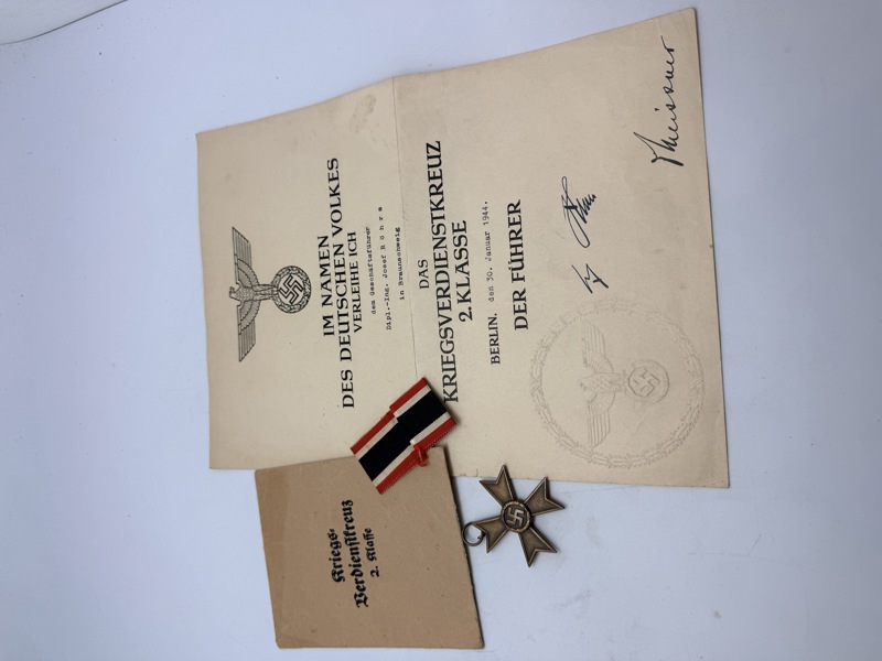 Tysk KVK2 med urkunde og Pose, originalt _32001a_8dea5c6982139aa_lg.jpeg