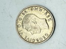Engelsk half crown 1942 i sølv, 14 gram 0.500 lødighed