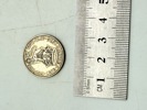 Engelsk shilling 1936 i sølv, 5,5 gram 0.500 lødighed