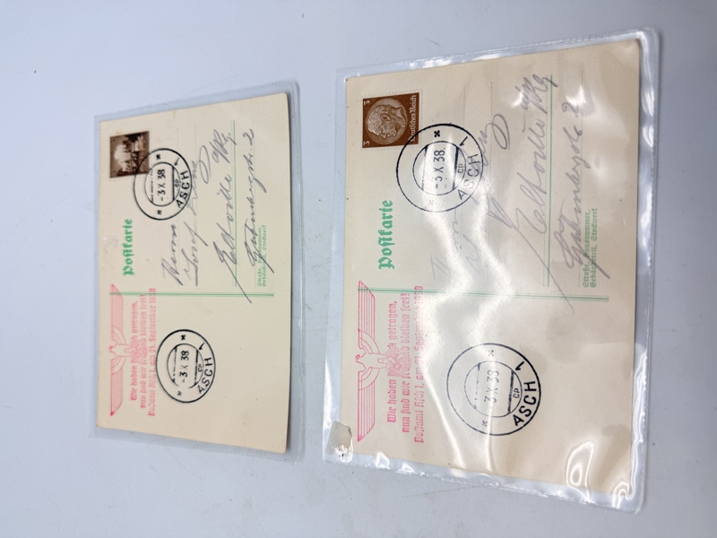 Tysk WW2 postkort, Original 
