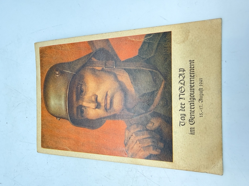 Tysk WW2 postkort, Original 