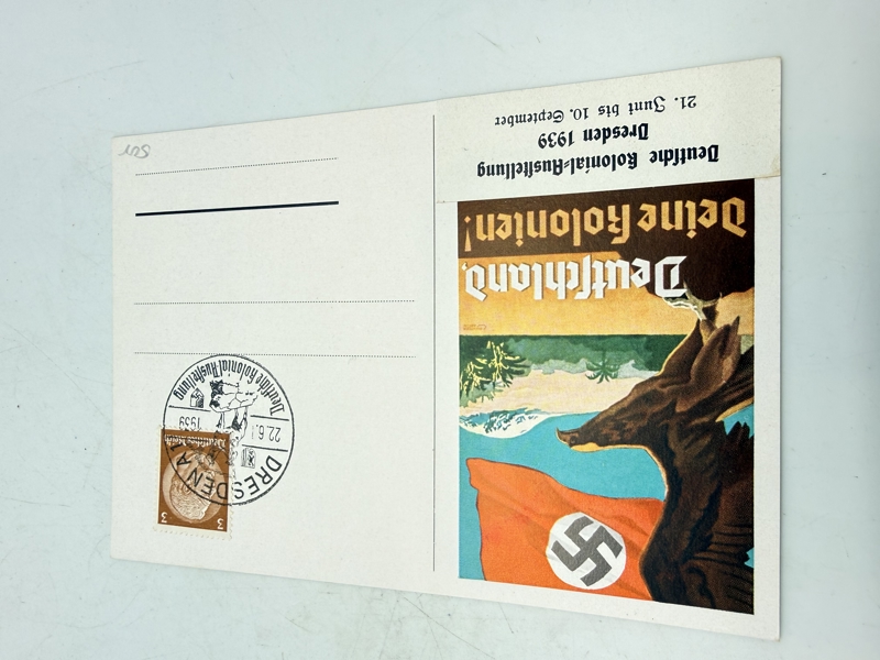 Tysk WW2 postkort, Original 
