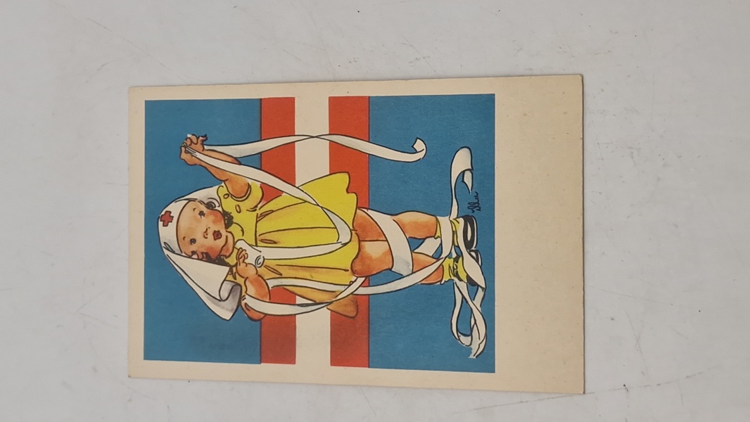 Postkort fra majdagene 1945. Originalt
