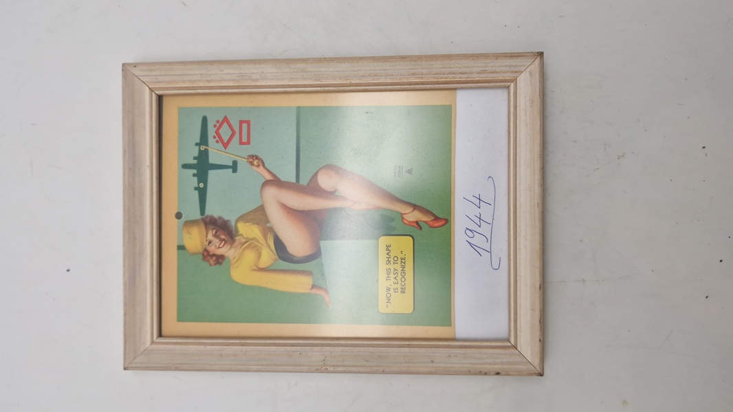 Pin up fra 40-erne, original 