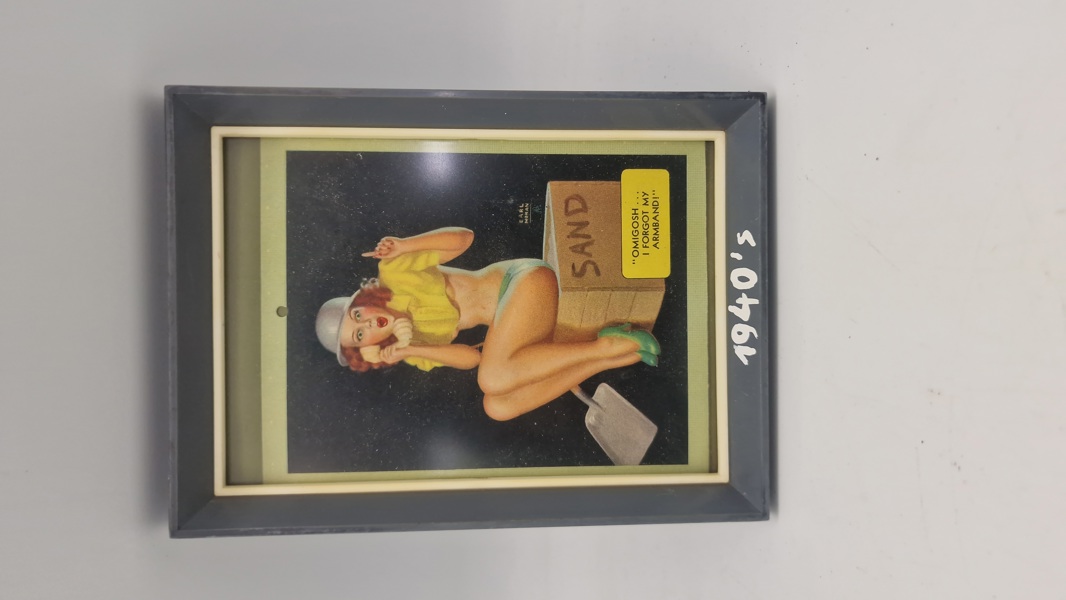Pin up, fra 40-erne, original 