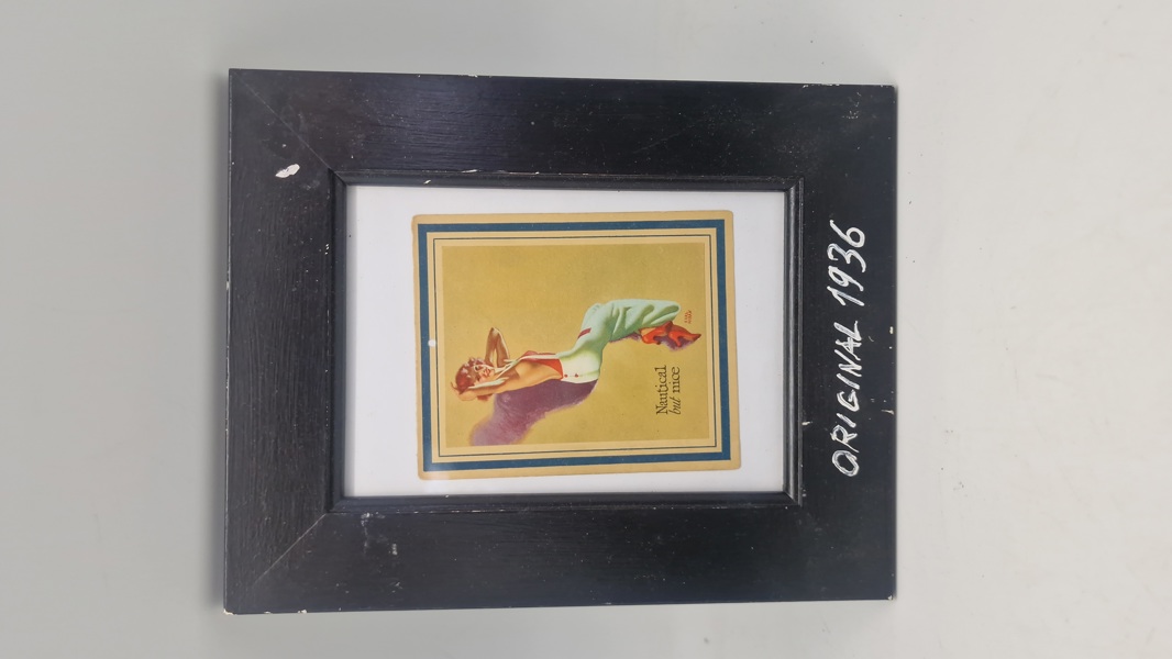 Pin up, fra 1936, original 