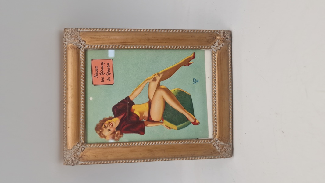 Pin up, fra 40-erne, original 