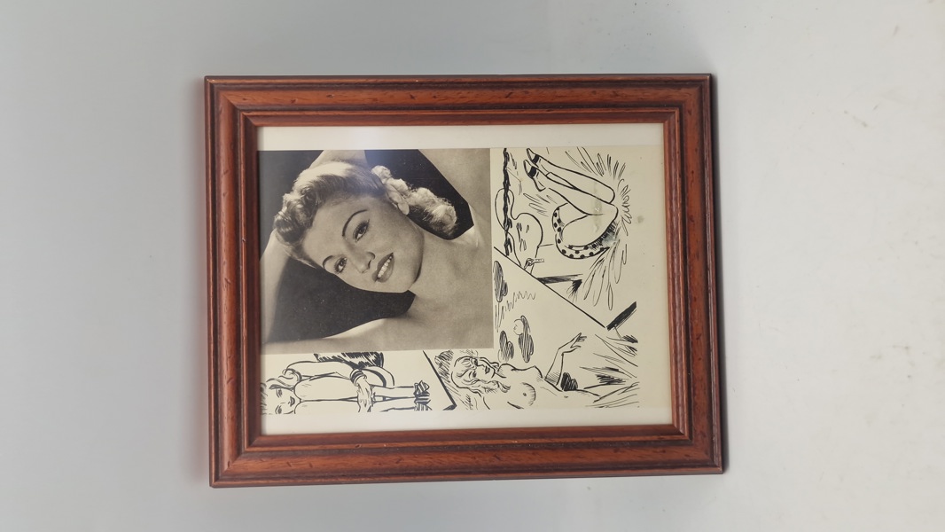 Pin up, fra 40-erne, original 