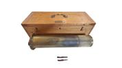 Maritim torpedo Depth & Roll Recorder med kasse 