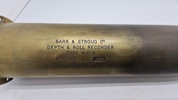 Maritim torpedo Depth & Roll Recorder med kasse 