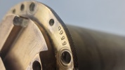 Maritim torpedo Depth & Roll Recorder med kasse 