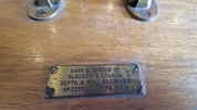 Maritim torpedo Depth & Roll Recorder med kasse 