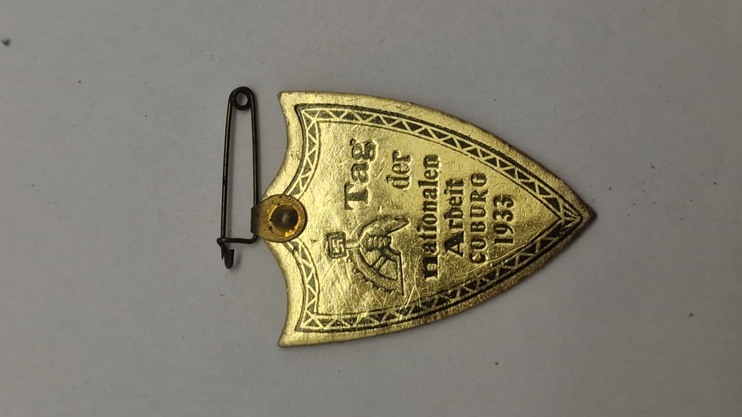 Original tysk pin fra 1933
