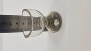 Gammelt øjnskylle glas 