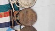Nepalesisk militær medalje gruppe. Original 