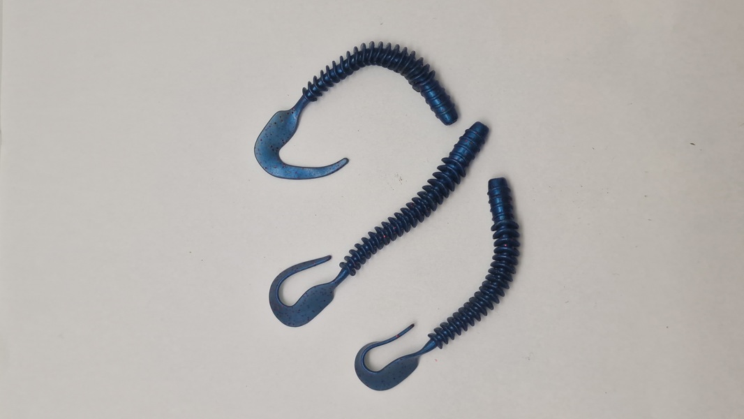 Berkley PowerBait Power Leech softbaits i blå