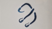 Berkley PowerBait Power Leech softbaits i blå