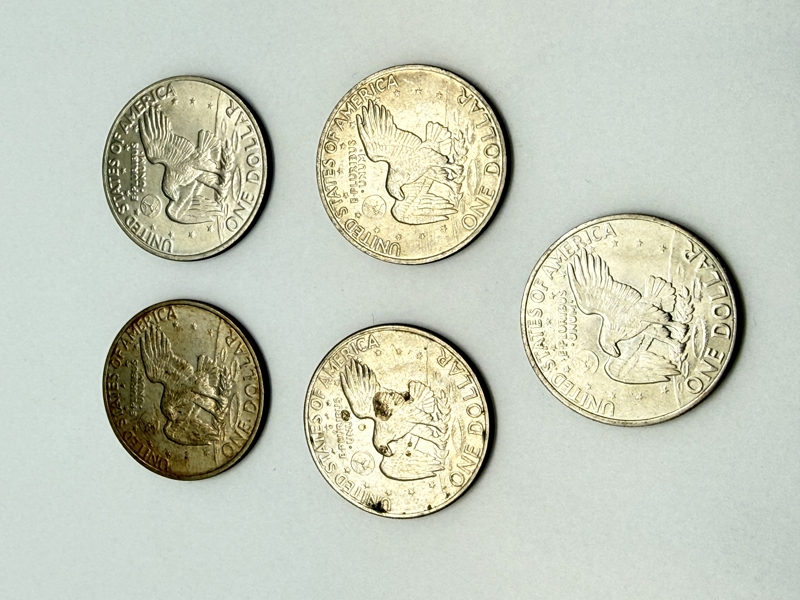 Lot amerikanske Eisenhower dollars