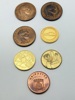 Samling diverse tokens