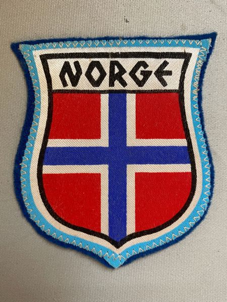 Originalt skjold fra norsk Waffen SS veteranforening 