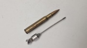 Navngivet krus lavet af 40 mm hylster fra  Nørrejyske Artilleriregiment