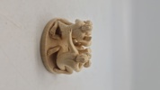 Antik JAPANESE HAND CARVED EROTIC NETSUKE FIGURES EDO / MEIJI PERIODE