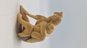 Antik JAPANESE HAND CARVED EROTIC NETSUKE FIGURES EDO / MEIJI PERIODE 