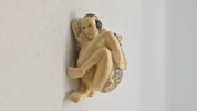 Antik JAPANESE HAND CARVED EROTIC NETSUKE FIGURES EDO / MEIJI PERIODE 