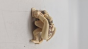 Antik JAPANESE HAND CARVED EROTIC NETSUKE FIGURES EDO / MEIJI PERIODE 