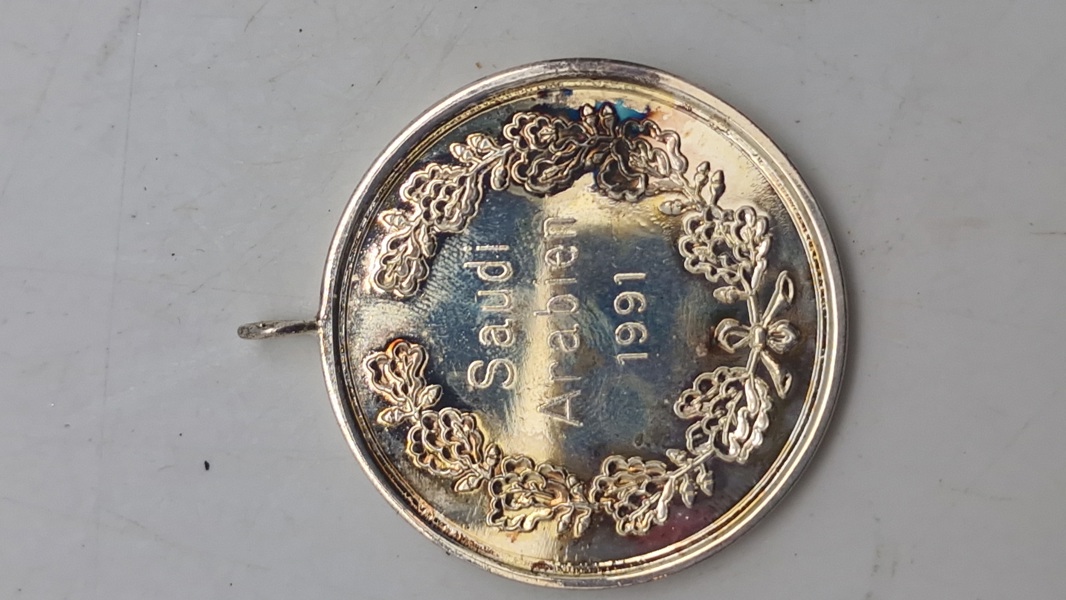 Dansk Missions medalje i overstørrelse 