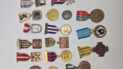 Samling march medaljer