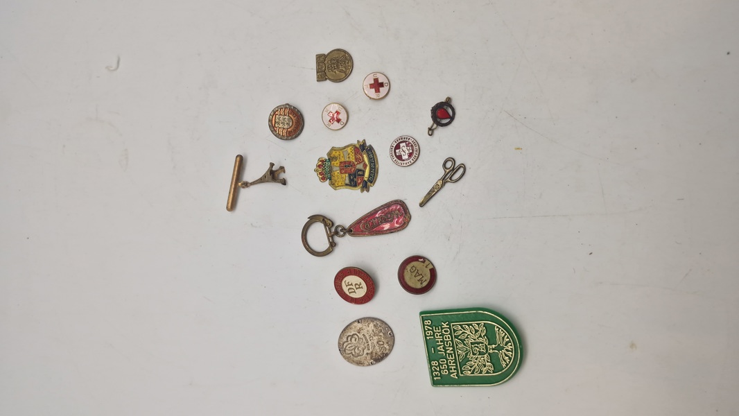 Samling pins mm.