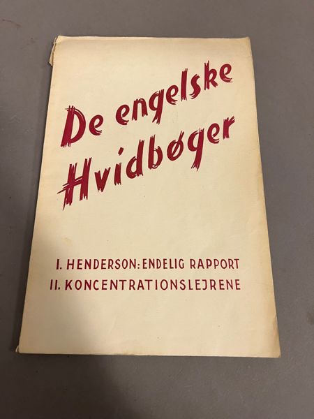 Samtidigt originalt WW2 hæfte 