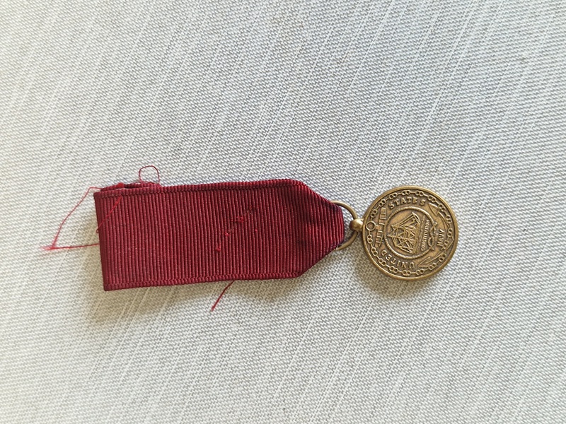 Original amerikansk miniature medalje