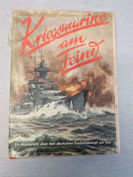 Originalt ww2 hæfte - Kriegsmarine Am Feind