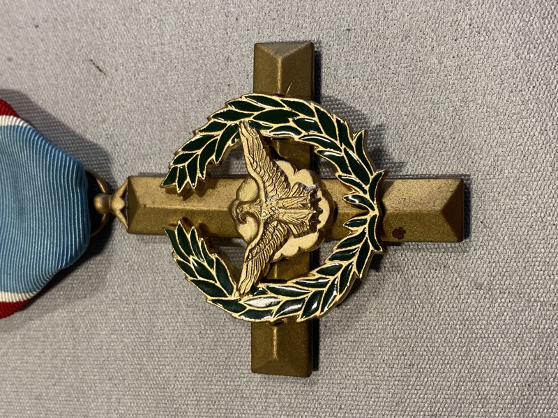 Originalt amerikansk Distinguished Service Cross (Air Force) - Flyvevåbnets 2 højeste orden 