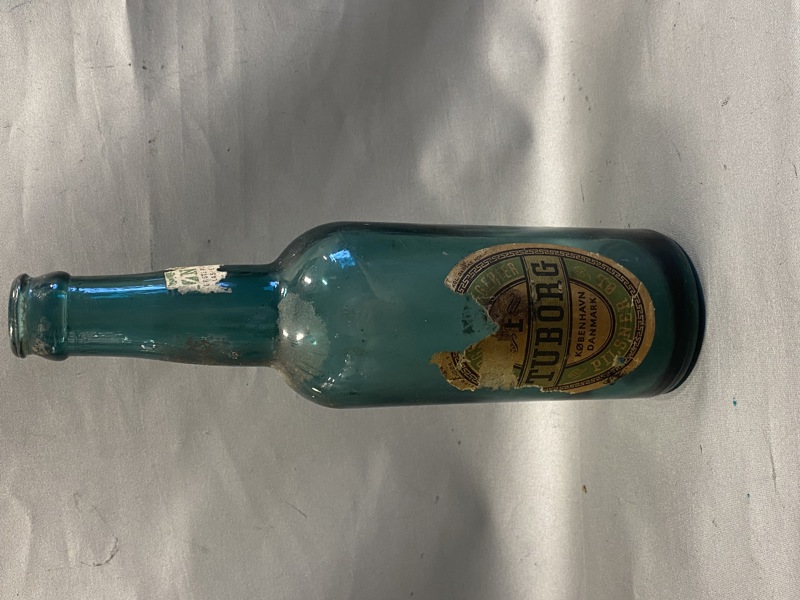 Original Tuborg flaske fra omkring ww2