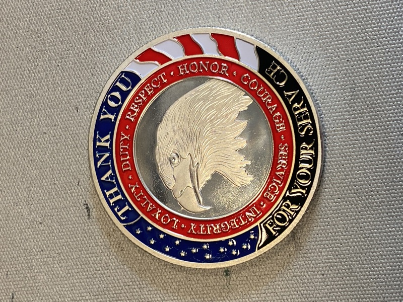 Amerikansk Challenge coin 