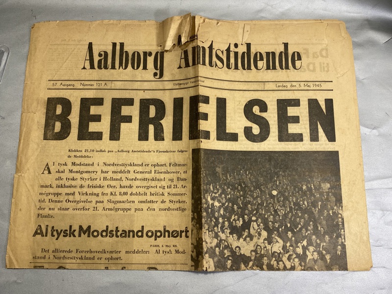 Original befrielses avis - 1945