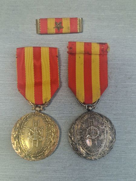 Originale medaljer - Falck redningskorps 